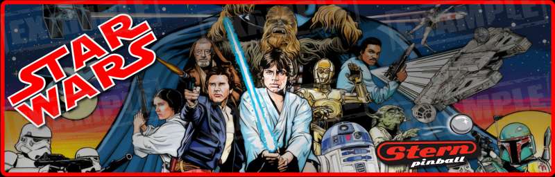 Stern Star Wars Comic Art
